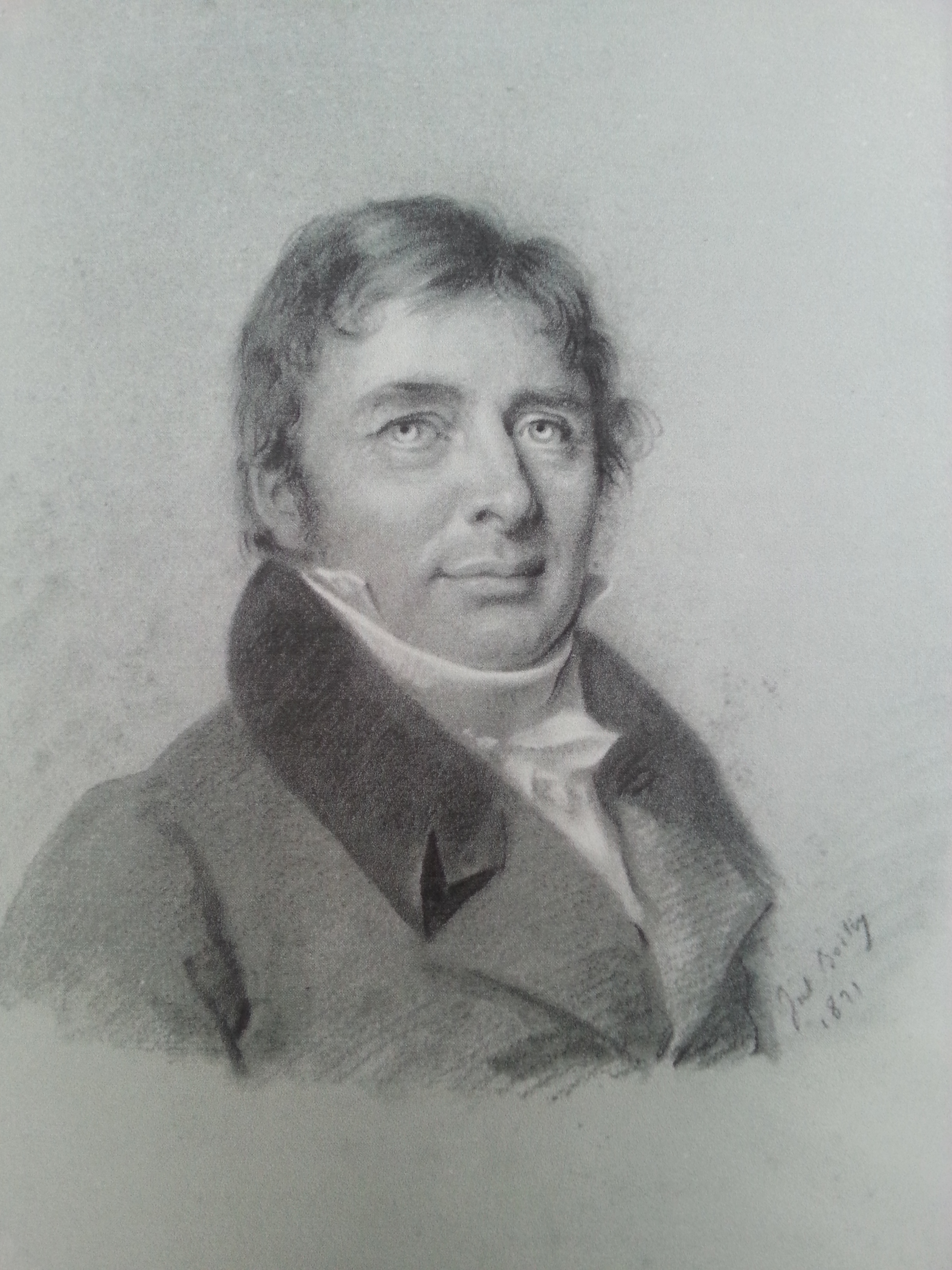Portrait d'Etienne Bouhot par Leopold Boilly
