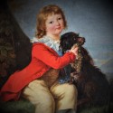 De toekomstige Louis XVII met zijn hond