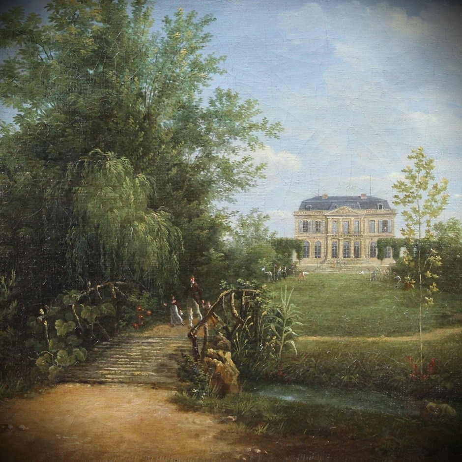 Animated view of the Château d'Issy