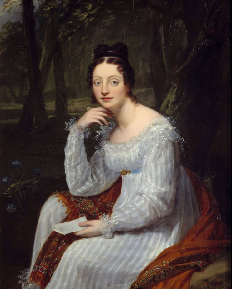 Constance Mayer, Portrait d'Amable Tastu, 1817, Metz, musée de la Cour d'Or.